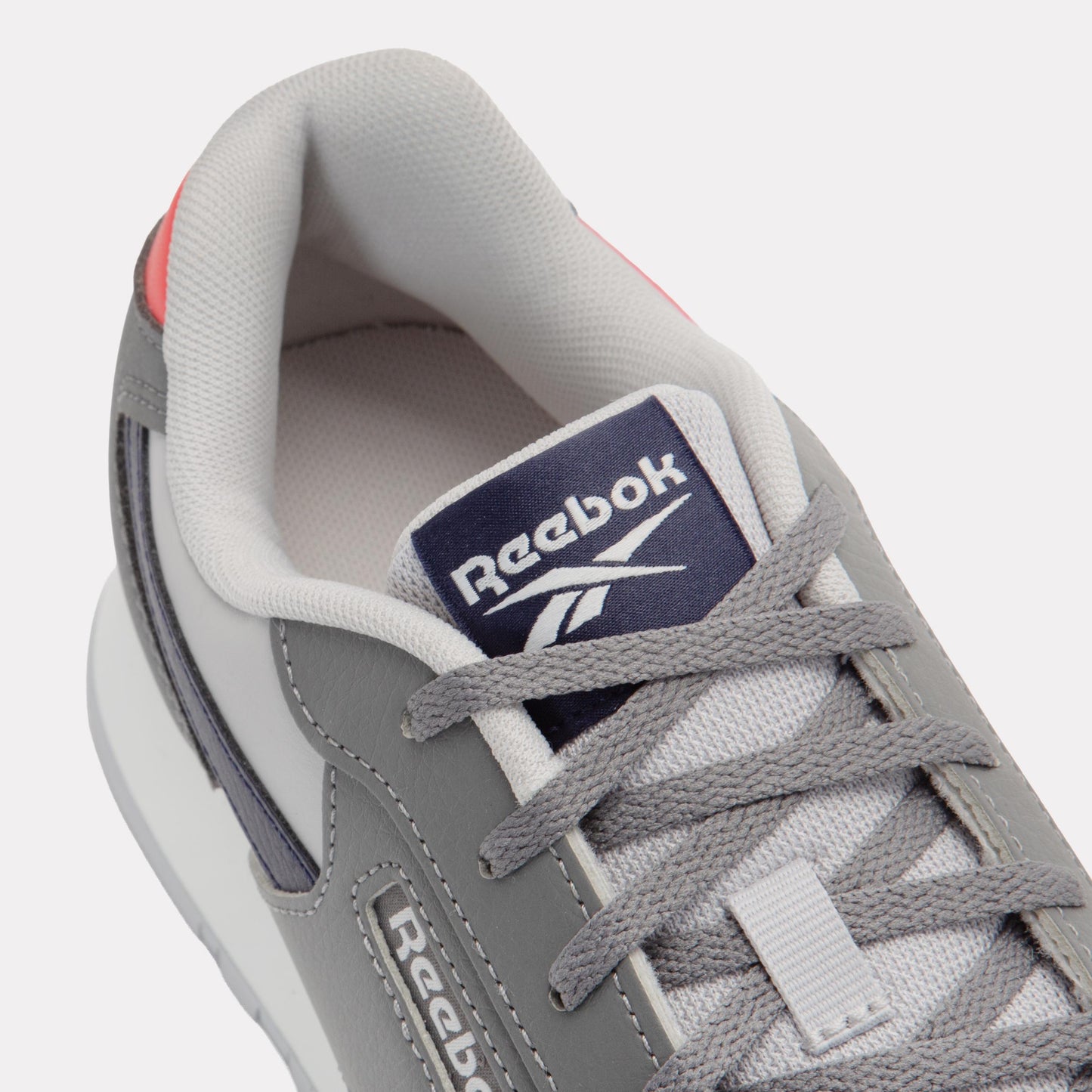 Reebok Footwear Kids Reebok Glide Shoes – Grade School GREY1/VECTORNAVY/ENERGYRED