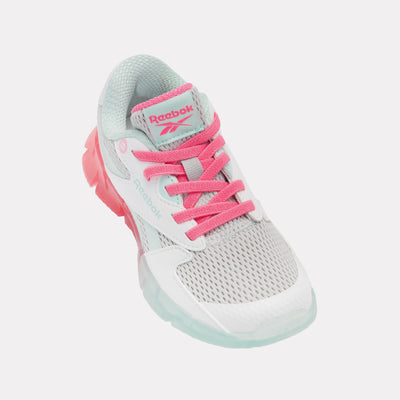 Reebok Footwear Kids Zig N Glow 2 Shoes – Pre-School GREY1/FTWRWHITE/ATOMICPINK