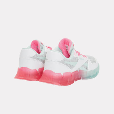 Reebok Footwear Kids Zig N Glow 2 Shoes – Pre-School GREY1/FTWRWHITE/ATOMICPINK