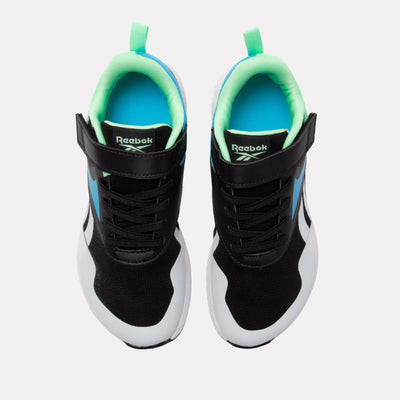 Reebok Footwear Kids Nano Play Shoes - Pre-School BLACK/GREENGLOW/FUTURECYAN