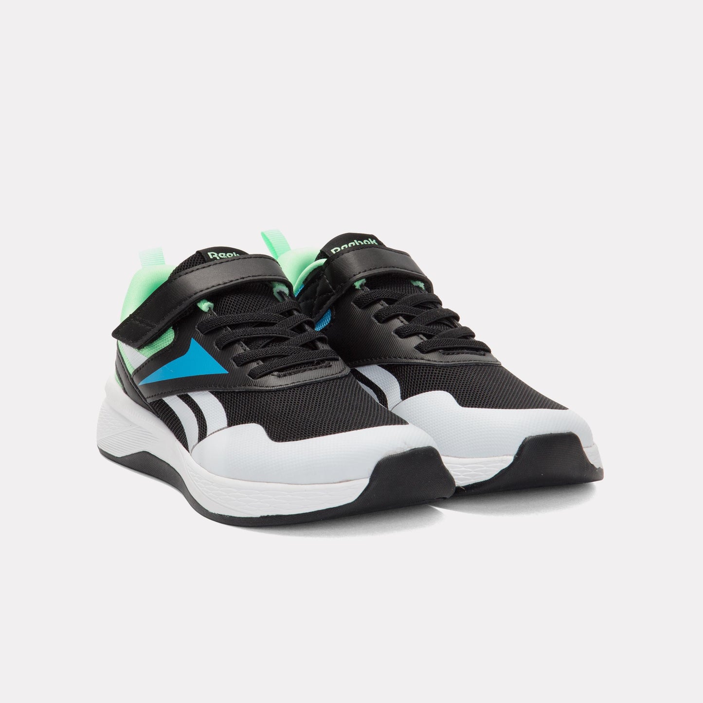 Reebok Footwear Kids Nano Play Shoes - Pre-School BLACK/GREENGLOW/FUTURECYAN