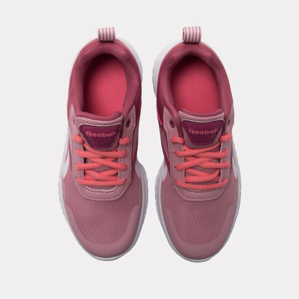 Reebok Footwear Kids Rush Runner Shoes – Pre-School DUSTYROSE/STUDIOPINK/FTWRWHITE