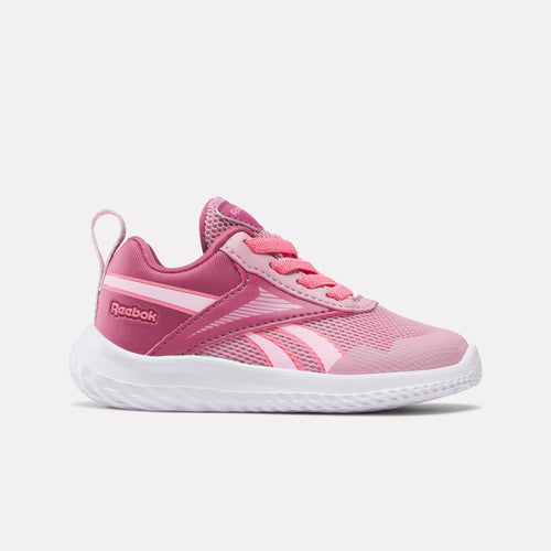 Reebok Footwear Kids Rush Runner 5 Elastic Lace Shoes - Baby & Toddler DUSTYROSE/STUDIOPINK/FTWRWHITE