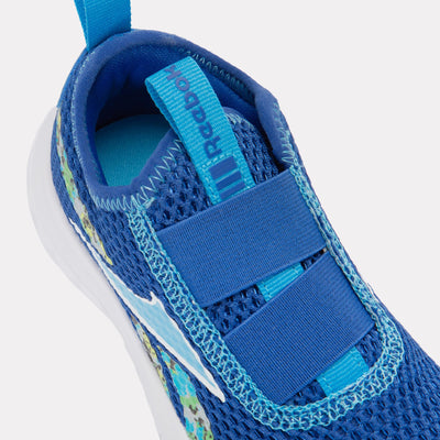 Reebok Footwear Kids Rush Runner Slip-On Shoes – Pre-School VECTORBLUE/FUTURECYAN/FTWRWHIT