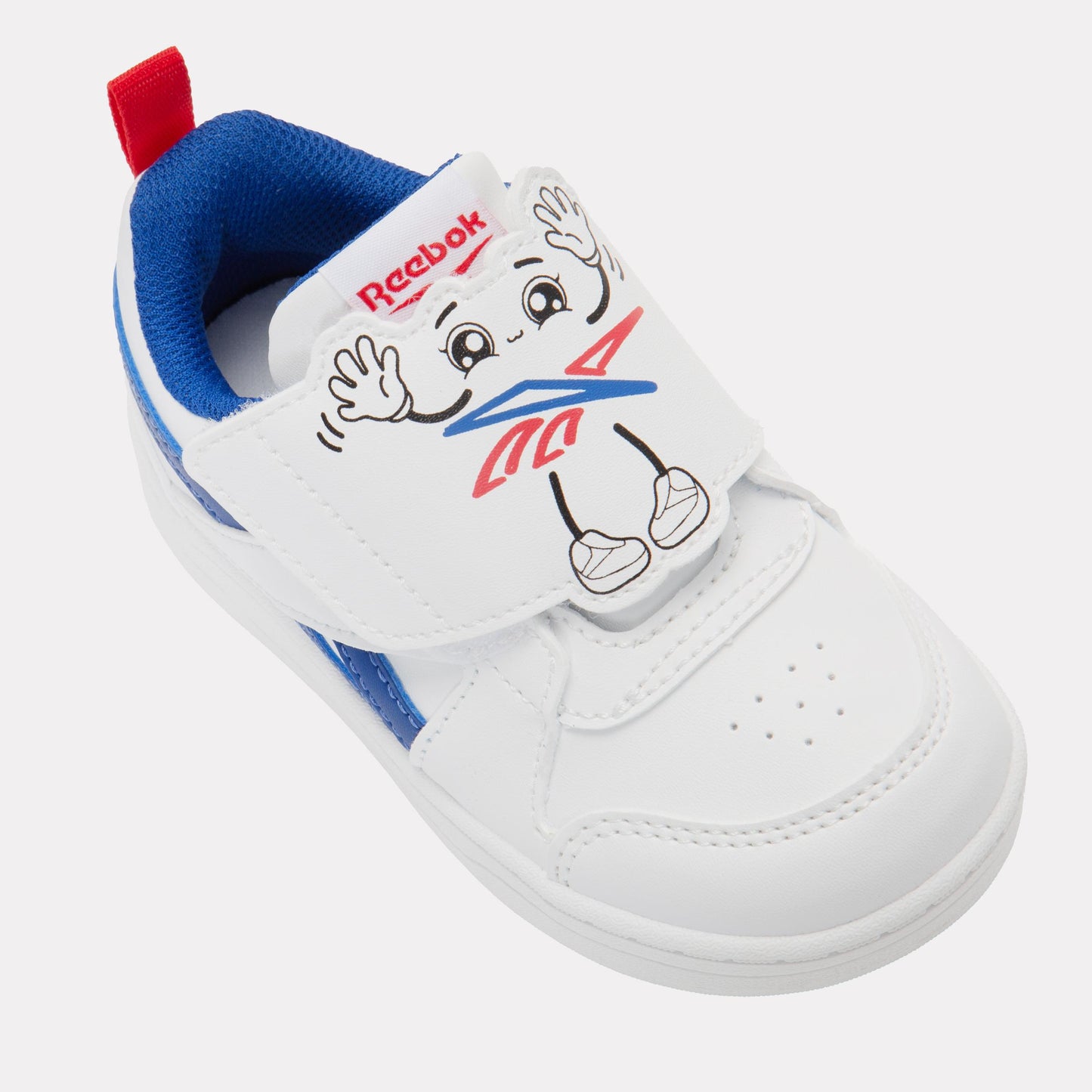 Reebok Footwear Kids Prime Snug Shoes – Baby & Toddler WHITE/VECTORBLUE/VECTORRED