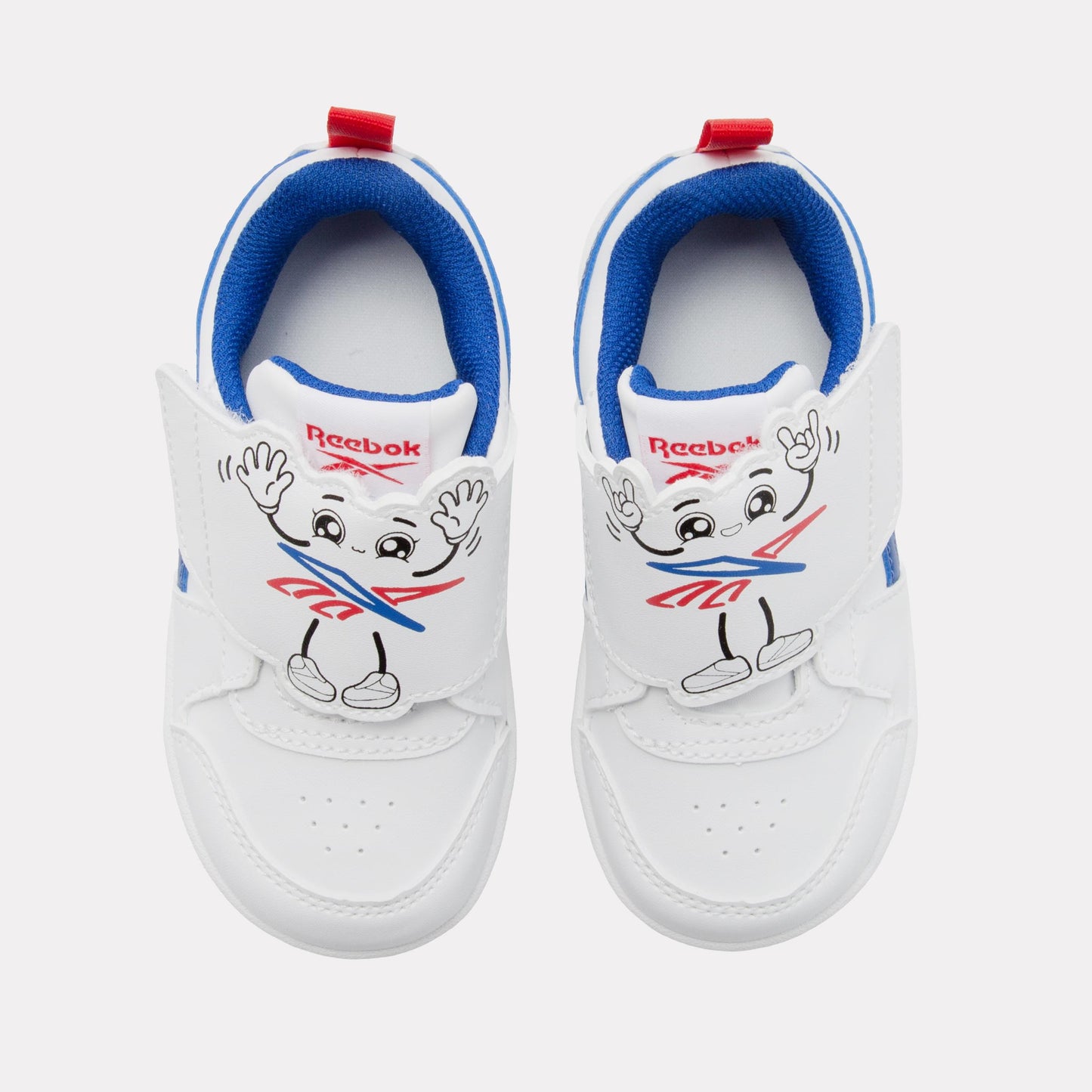 Reebok Footwear Kids Prime Snug Shoes – Baby & Toddler WHITE/VECTORBLUE/VECTORRED