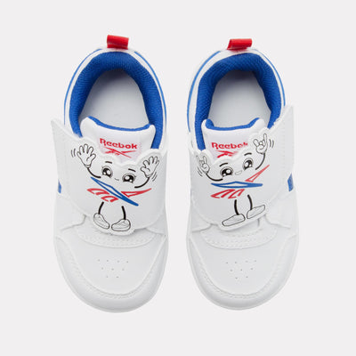 Reebok Footwear Kids Prime Snug Shoes – Baby & Toddler WHITE/VECTORBLUE/VECTORRED