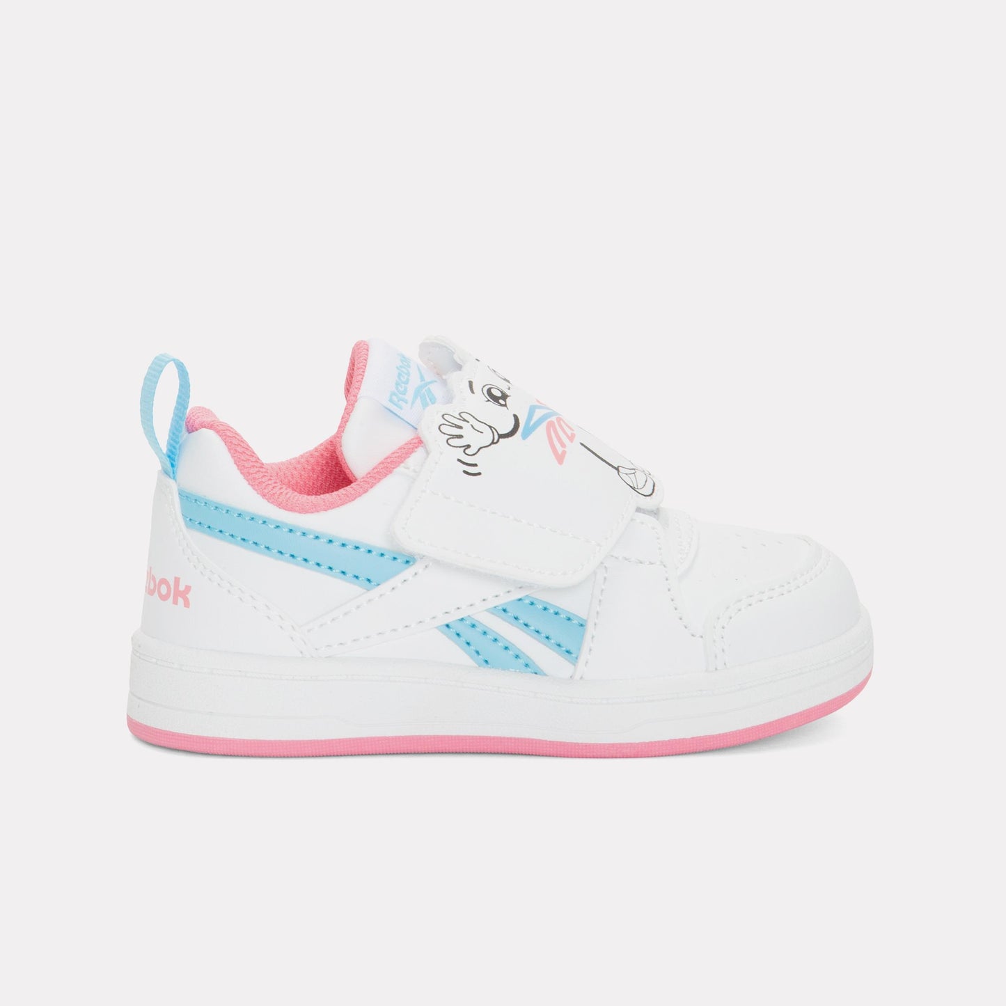 Reebok Footwear Kids Prime Snug Shoes – Baby & Toddler WHITE/PASSIONPINK/DIGITALBLUE