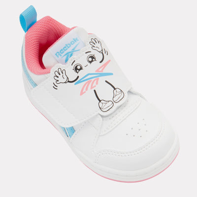 Reebok Footwear Kids Prime Snug Shoes – Baby & Toddler WHITE/PASSIONPINK/DIGITALBLUE