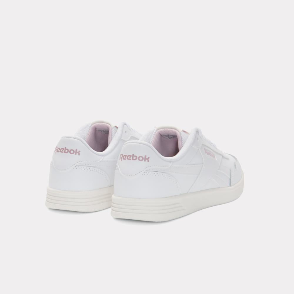 Reebok Footwear Women Court Advance Shoes FTWRWHITE/FTWRWHITE/DUSTYROSE
