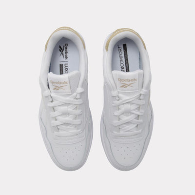 Reebok Footwear Women Court Advance Shoes FTWRWHITE/FTWRWHITE/PALEGOLD