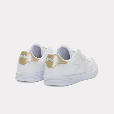 Reebok Footwear Women Court Advance Shoes FTWRWHITE/FTWRWHITE/PALEGOLD