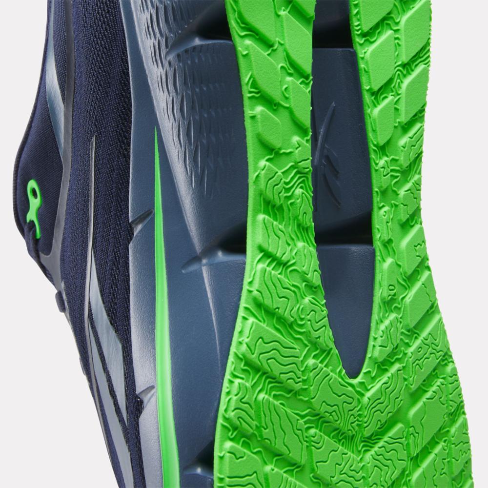 Reebok Footwear Men Zignition Running Shoes VECTOR NAVY/SHADOW/SOLAR LIME