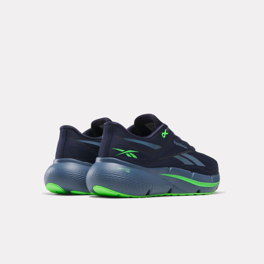 Reebok Footwear Men Zignition Running Shoes VECTOR NAVY/SHADOW/SOLAR LIME