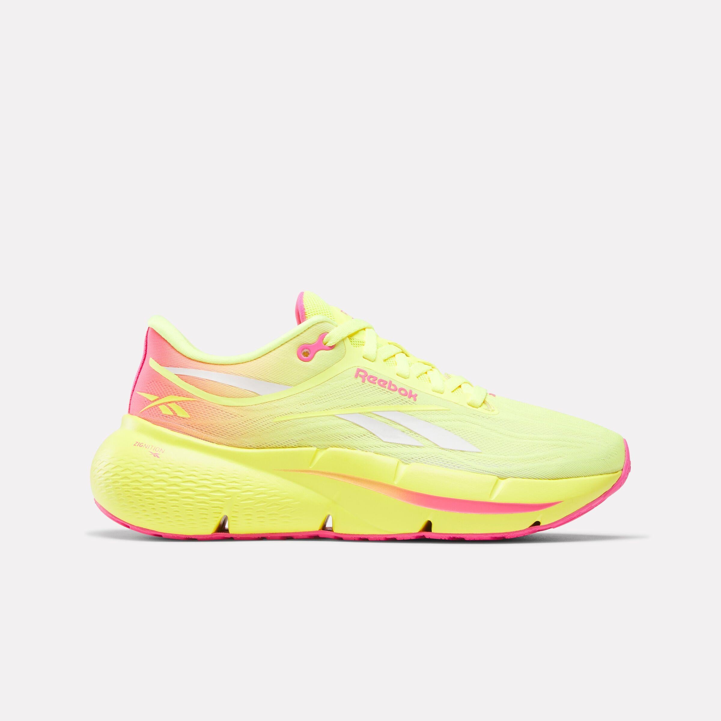 Reebok Footwear Women Zignition Running Shoes ELECTRIC YELLOW/ATOMIC P ...