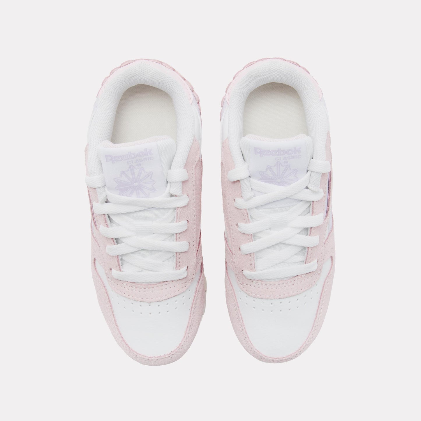 Reebok Footwear Kids Classic Leather Shoes – Pre-School FTWRWHITE/FROSTEDBERRY/CHALK