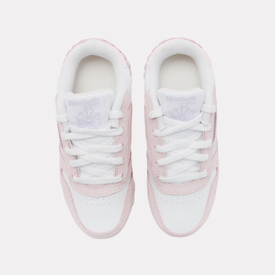 Reebok Footwear Kids Classic Leather Shoes – Pre-School FTWRWHITE/FROSTEDBERRY/CHALK