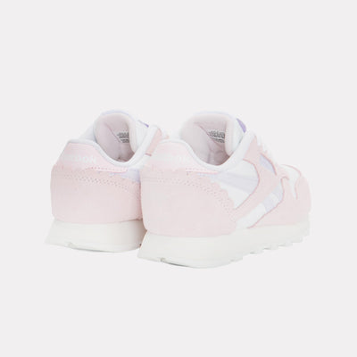 Reebok Footwear Kids Classic Leather Shoes – Pre-School FTWRWHITE/FROSTEDBERRY/CHALK