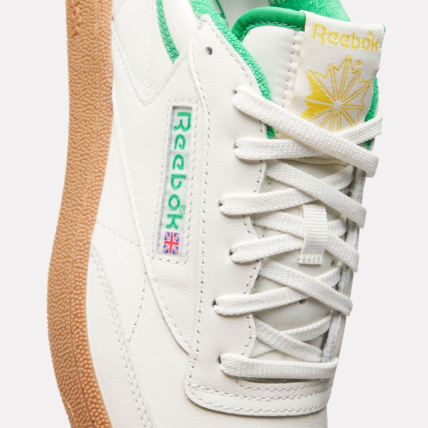 REEBOK FOOTWEAR MEN Club C Golf Shoes CHALK/CLASSIC GREEN