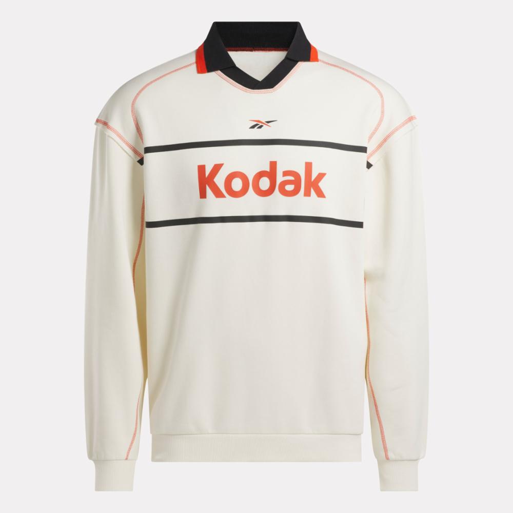Reebok Apparel Men Reebok x Kodak Crew Sweatshirt VINTAGE CHALK