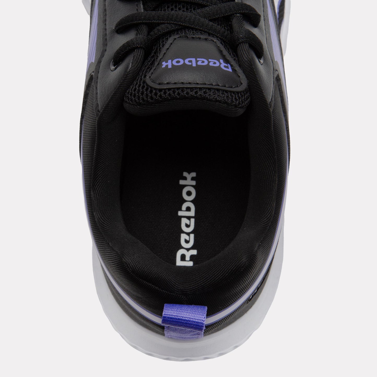 Reebok Footwear Kids Rush Runner 5 Shoes – Pre-School BLACK/DIGITALGLEAM/ROYALPURPLE