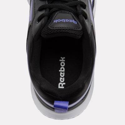 Reebok Footwear Kids Rush Runner 5 Shoes – Pre-School BLACK/DIGITALGLEAM/ROYALPURPLE