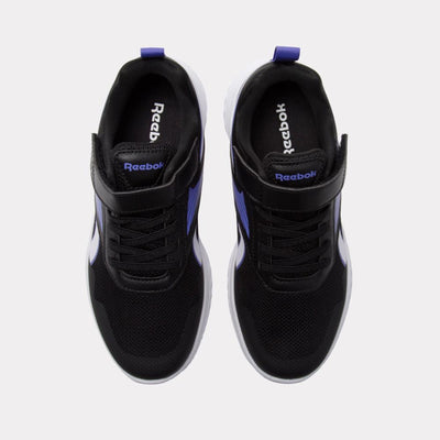 Reebok Footwear Kids Rush Runner Shoes – Pre-School CHILD BLACK/DIGITALGLEAM/ROYALPURPLE
