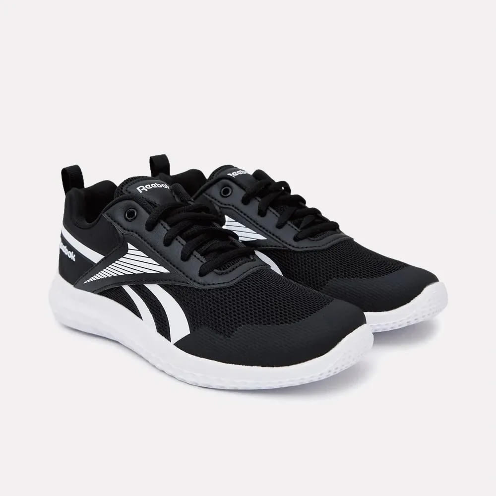 REEBOK FOOTWEAR KIDS Rush Runner Shoes - Pre-School BLACK/BLACK/WHITE