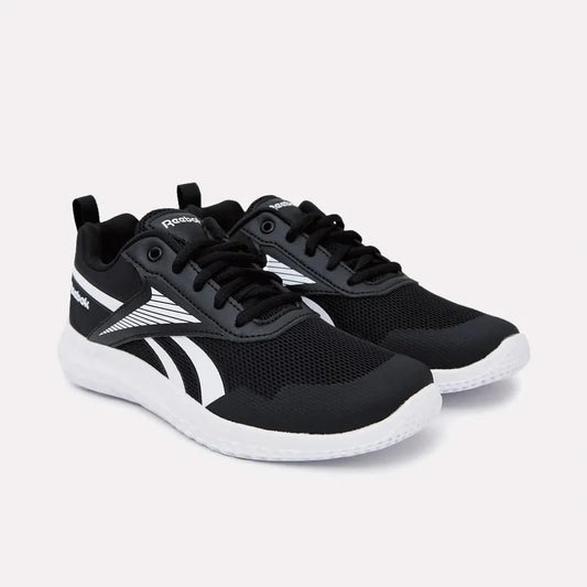 REEBOK FOOTWEAR KIDS Rush Runner Shoes - Pre-School BLACK/BLACK/WHITE