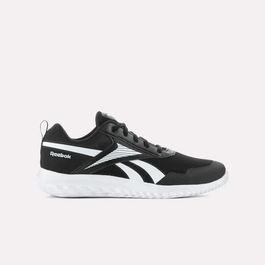 REEBOK FOOTWEAR KIDS Rush Runner Shoes - Pre-School BLACK/BLACK/WHITE