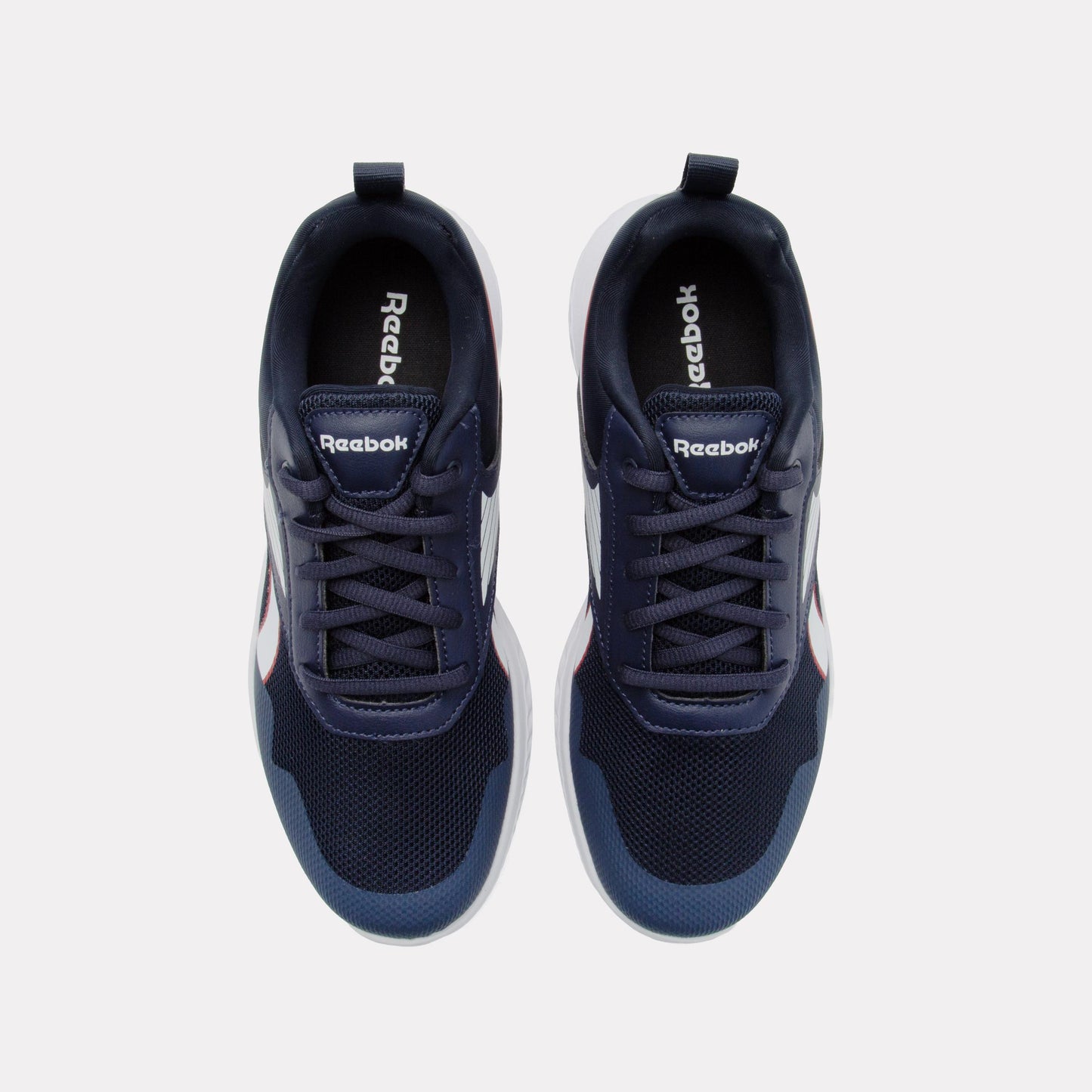 Reebok Footwear Kids Rush Runner Shoes – Pre-School VECTORNAVY/WHITE/VECTORRED