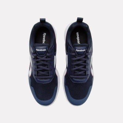 Reebok Footwear Kids Rush Runner Shoes – Pre-School VECTORNAVY/WHITE/VECTORRED