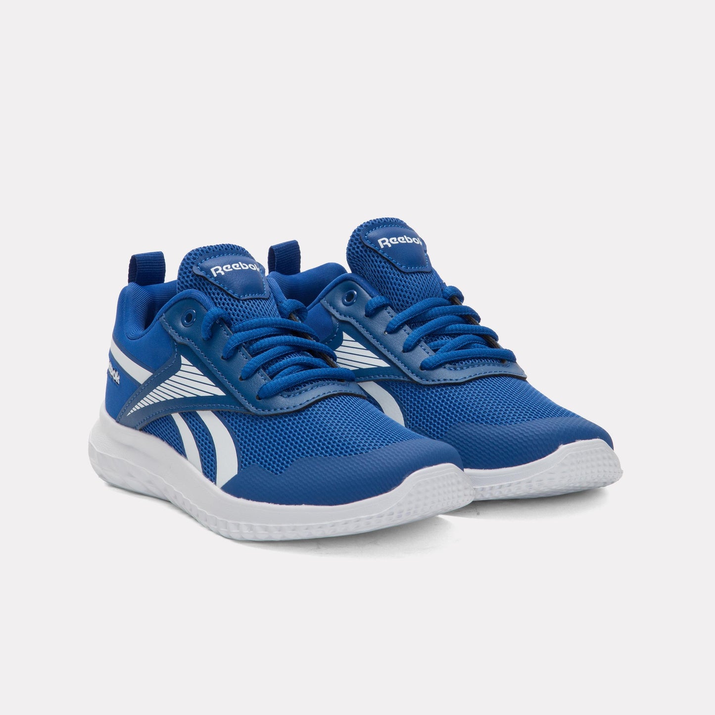 Reebok Footwear Kids Rush Runner Shoes – Pre-School VECTORBLUE/VECTORBLUE/WHITE