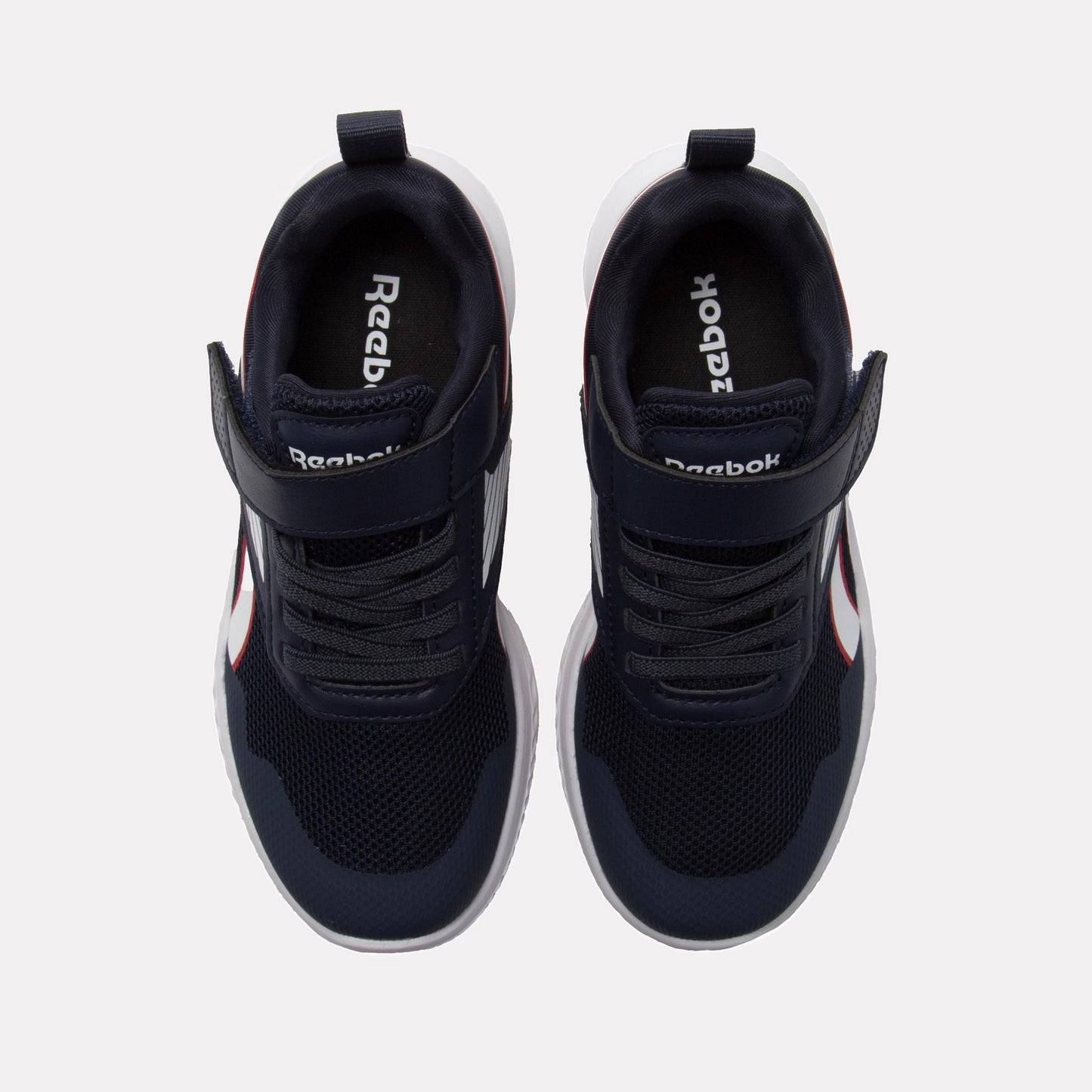 Reebok Footwear Kids Rush Runner Elastic Lace Shoes – Pre-School VECTORNAVY/WHITE/VECTORRED