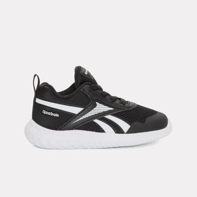 Reebok Footwear Kids Rush Runner Shoes – Baby & Toddler BLACK/BLACK/WHITE