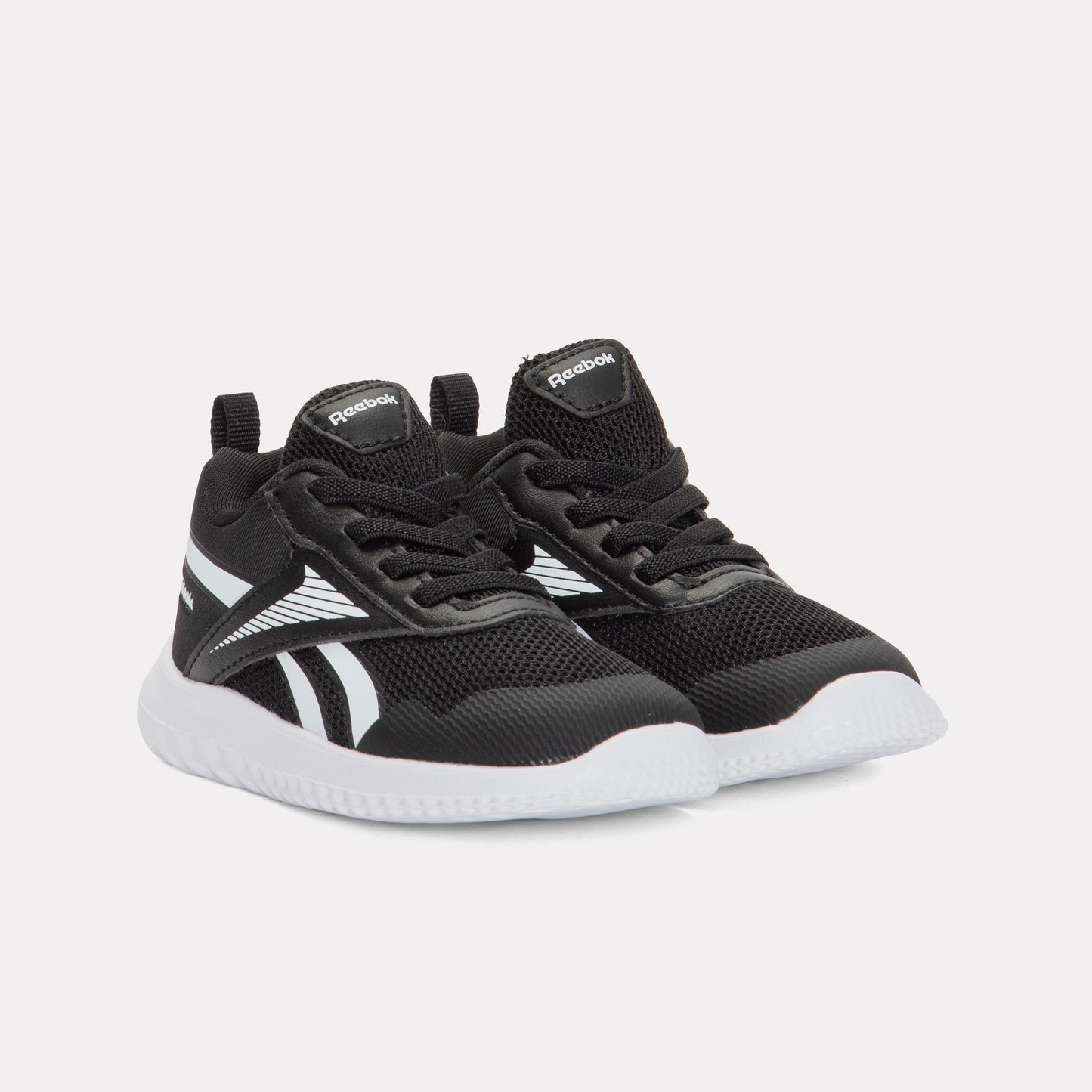 Reebok Footwear Kids Rush Runner Shoes Baby Toddler BLACK BLACK WH reebok-footwear-kids-rush-runner-shoes-baby-toddler-black-black-wh