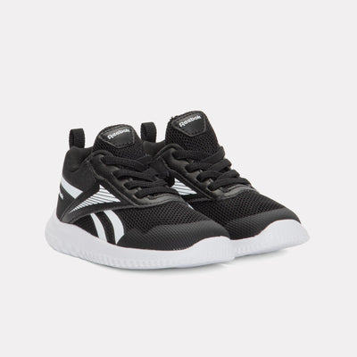 Reebok Footwear Kids Rush Runner Shoes – Baby & Toddler BLACK/BLACK/WHITE