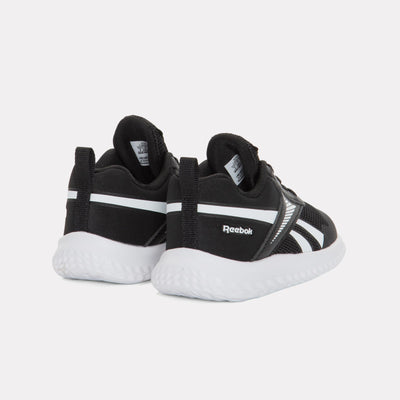 Reebok Footwear Kids Rush Runner Shoes – Baby & Toddler BLACK/BLACK/WHITE