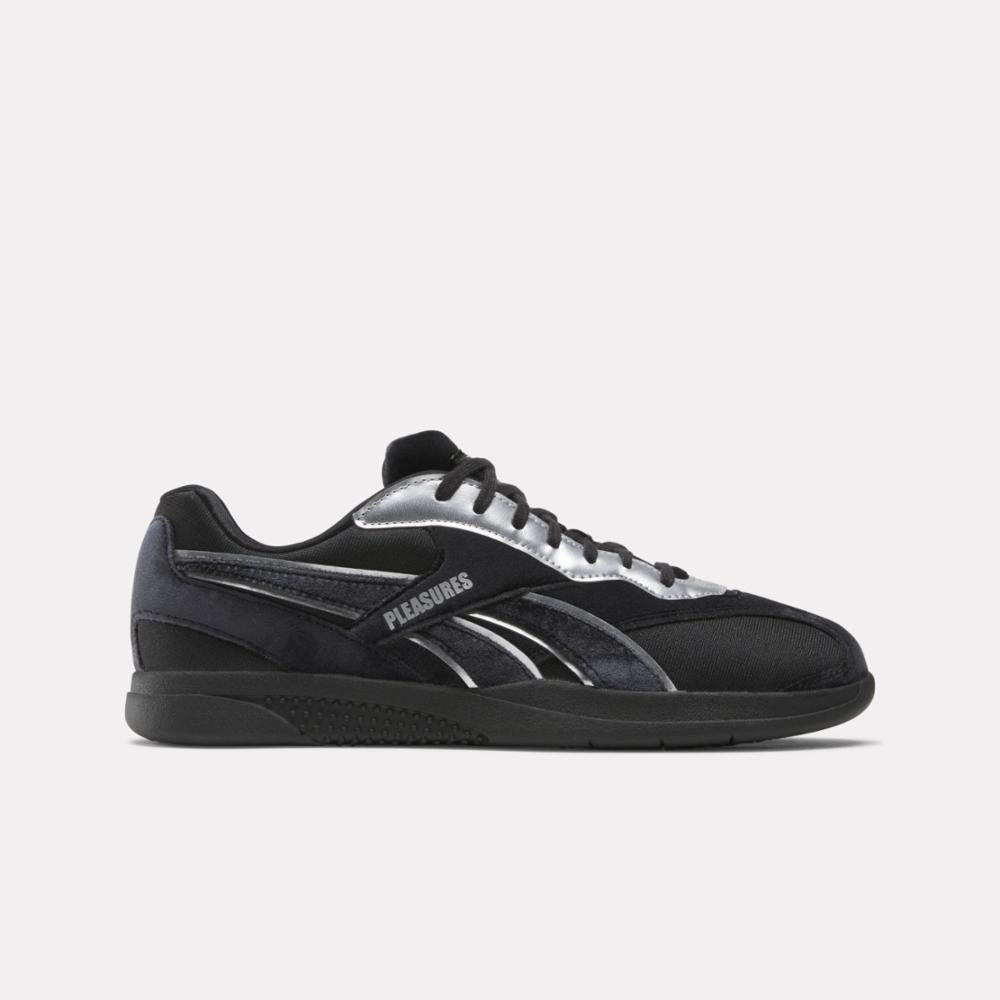 Reebok Footwear Men Reebok x PLEASURES Hammer Street Shoes BLACK/SILVER/BLACK