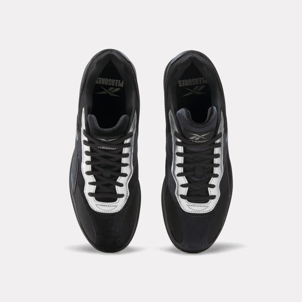 Reebok Footwear Men Reebok x PLEASURES Hammer Street Shoes BLACK/SILVER/BLACK