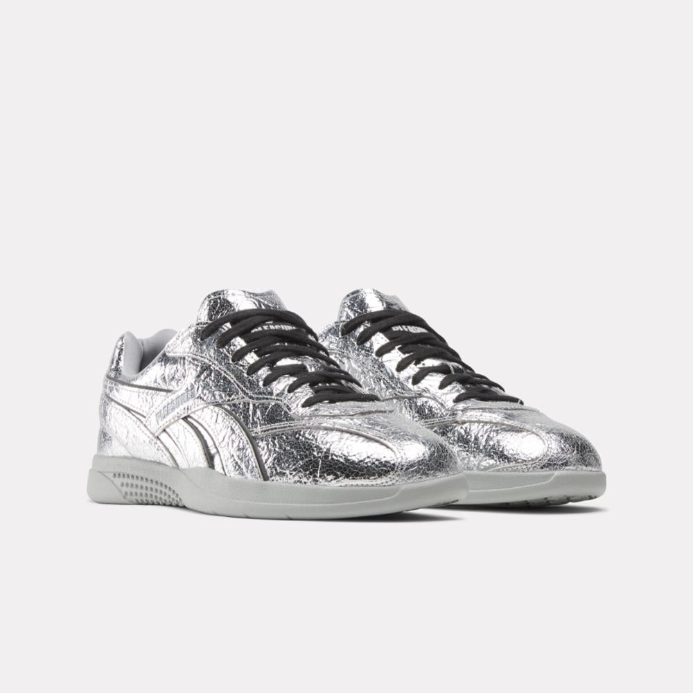 Reebok Footwear Men Reebok x PLEASURES Hammer Street Shoes SILVER/SILVER/BLACK