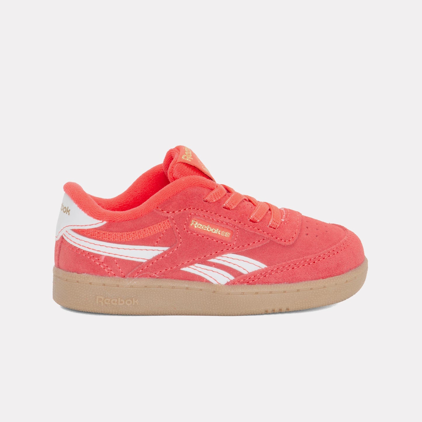 Reebok Footwear Kids Club C Revenge Shoes – Baby & Toddler ENERGYRED/FTWRWHITE/GOLDMET