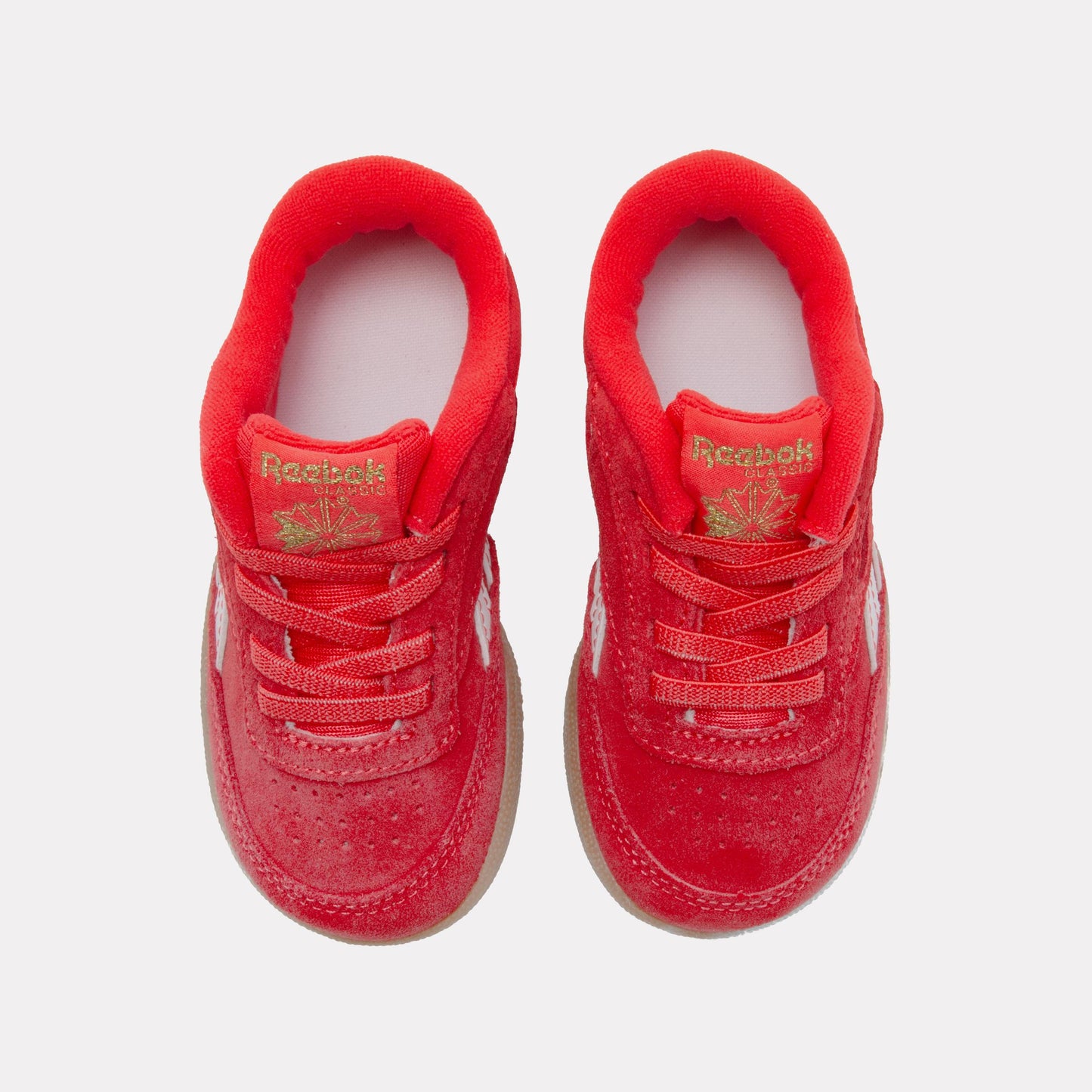 Reebok Footwear Kids Club C Revenge Shoes – Baby & Toddler ENERGYRED/FTWRWHITE/GOLDMET