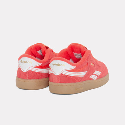 Reebok Footwear Kids Club C Revenge Shoes – Baby & Toddler ENERGYRED/FTWRWHITE/GOLDMET