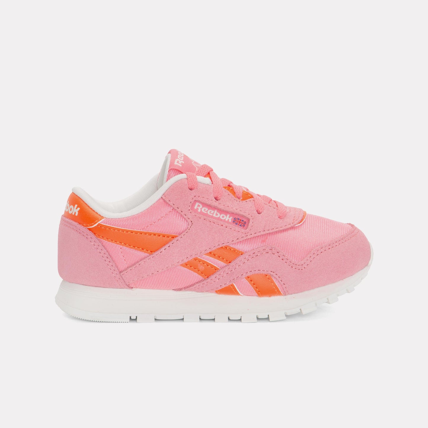 Reebok Footwear Kids Classic Nylon Shoes – Pre-School PASSIONPINK/PUMPORANGE