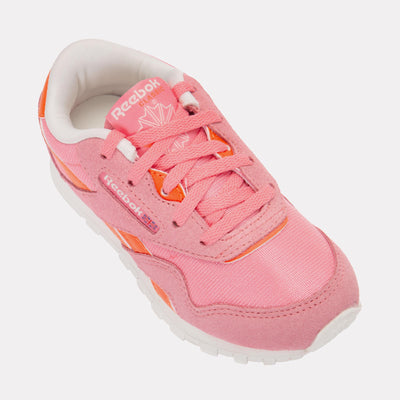 Reebok Footwear Kids Classic Nylon Shoes – Pre-School PASSIONPINK/PUMPORANGE