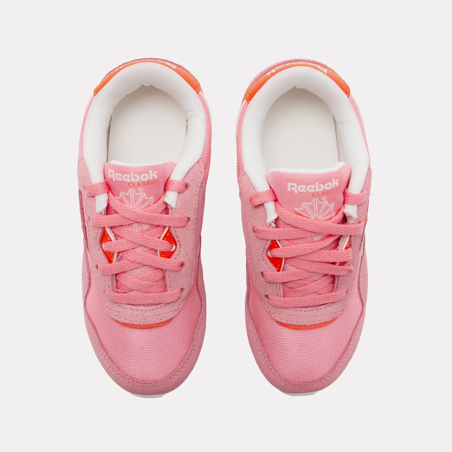 Reebok Footwear Kids Classic Nylon Shoes – Pre-School PASSIONPINK/PUMPORANGE