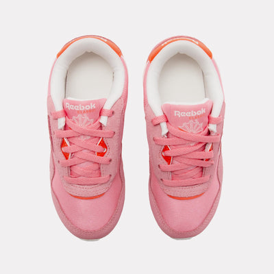 Reebok Footwear Kids Classic Nylon Shoes – Pre-School PASSIONPINK/PUMPORANGE