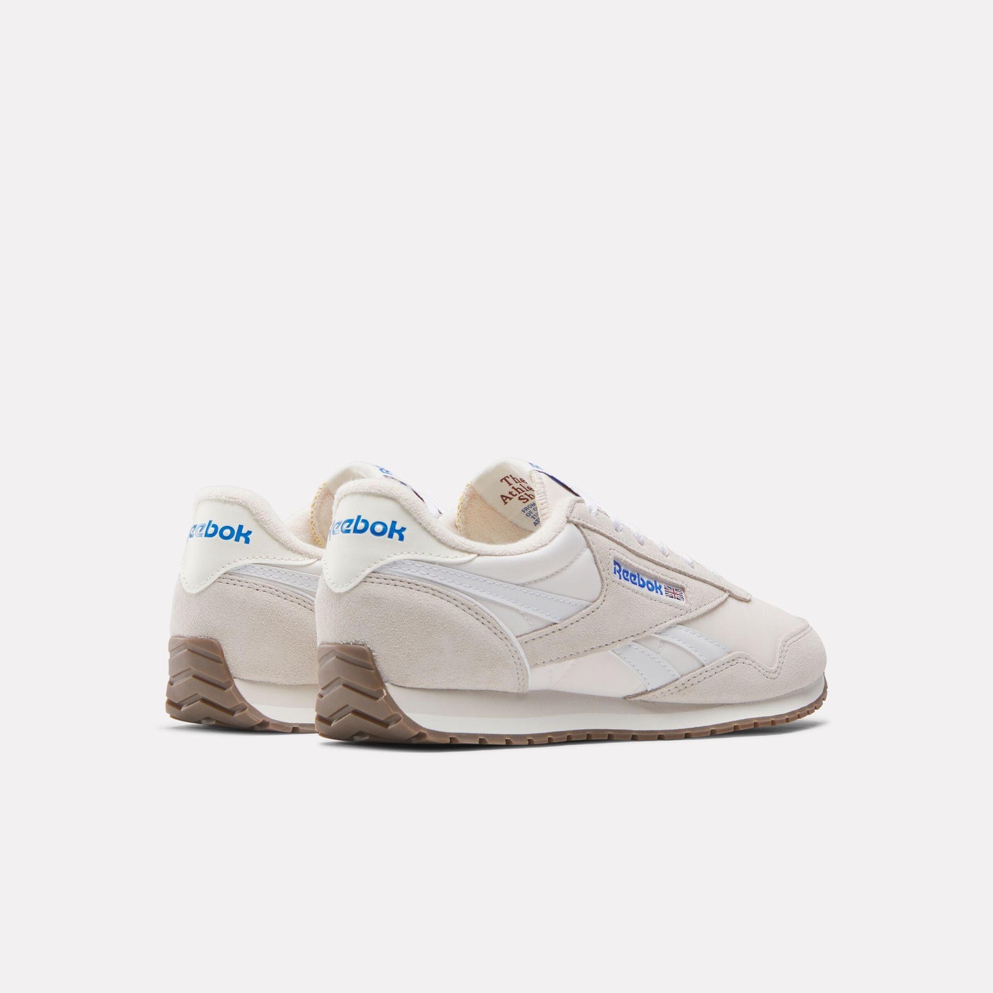 Reebok Footwear Men Classic AZ Shoes WHITE/LUXE GREY/CHALK