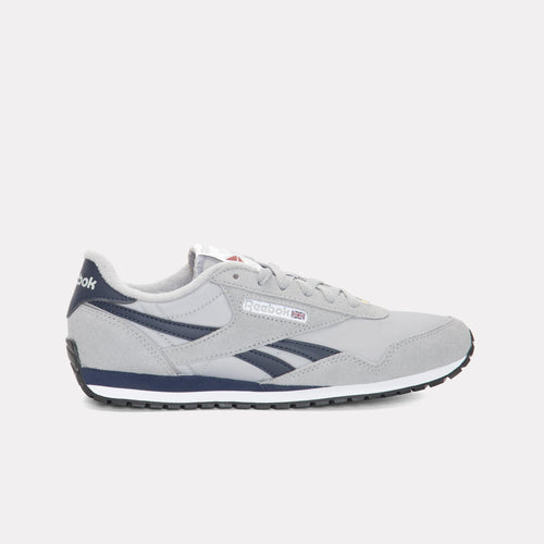 Reebok Footwear Men Classic AZ Shoes GREY 2/VECTOR NAVY/CHALK